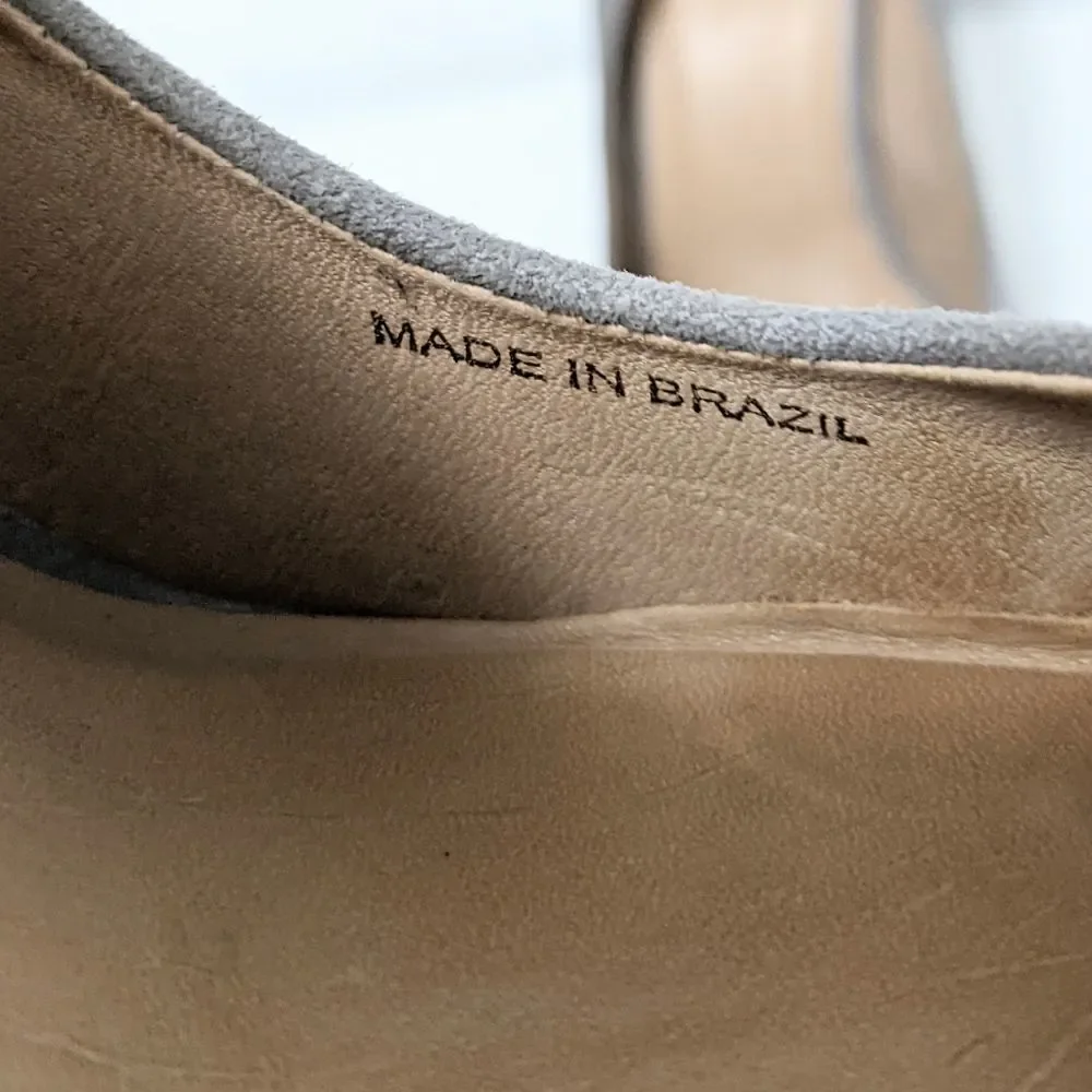 POUR LA VICTOIRE Suede Platform Minimalist Heels 8